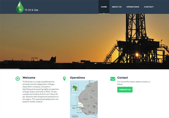 Oil and Gas company website, brand design and responsive website <br/><a href='http://dev.t5oilandgas.com' target='_blank'>Visit website</a>